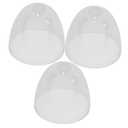 Toyvian 3 Pcs Clear Plastic Bottle Caps Lids for Feeding Bottles Accessories Convenient Replacement for Milk Bottle Use