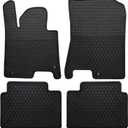 Car Floor Mats Custom Fit for Hyundai Sonata 2026 2025 2024 2023-2020/2021-2026 Kia K5 (Only FWD Models) Odorless Washable Heavy Duty Rubber (All Weather) Floor Liners Set Black