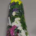 HyeFlora Artificial Flowers for Outdoors Fake Plants Outside Decoration, 12 Bundles Silk Colorful Morning Glory with Eucalyptus UV Resistant Realistic Faux Flowers for Planter Porch Patio Yard Garden