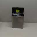 EKO Kitchen Compost Bin, 7L / 1.85 Gal Stainless Steel with Removable Inner Bucket and Deodorizer Compartment, 2-in-1 Countertop Compost Bin with Lid, Food Waste Caddy for Kitchen (MMT & Black Finish)