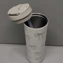 BOTTLE BOTTLE Insulated Water Bottle 24oz with Straw Lid and Handle for Sports Travel Gym Stainless Steel Water Bottles Double-Wall Vacuum Metal Leak Proof BPA-Free (Bling Bow)