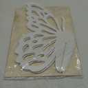 Wooden Butterfly Props - 3D Butterfly Shape Slices Craft Standing Wings Cutout Backdrop Decoration for Birthday, Baby Shower, Wedding Party (White)