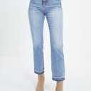 Astylish Jeans for Women High Rise Straight Ankle Jeans Casual Stretch Denim Pant Light Blue (Blue)