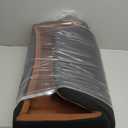 Dog Car Seat for Large Size Dog,Soft Fabric Car Dog Bed Filling Memory Foam,2 Clip-On Safety Leashs and 2 Pockets,Removable and Washable Comfy Pet Car Seat(Black/Brown, Large)