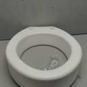 Carex Toilet Seat Riser, Elongated Raised Toilet Seat Adds 3.5 inches to Toilet Height, for Assistance Bending or Sitting, 300 Pound Weight Capacity Toilet Riser