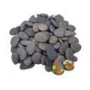 Handpicked 100pcs 1-1.5 inch Small Painting Rocks, Natural River Rocks Smooth Flat Pebbles for Crafts, Painting Activities, DIY Decorative Flower pots Fish Tank (1in-1.5in, 100pcs)) (Gray)
