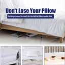 HOMBYS Pillow Wedge for Headboard Gap,Mattress Wedge Gap Filler Queen Size,Bed Crack Pillow,Foam Bed Gap Filler,Multifuctional Headboard Space Filler with Side Pocket,Fill The Gap (0-7")