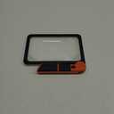 Large Magnifying Glass with Light, Full Page 5X Magnifier 48LED Cold & Warm Light with 3 Modes, Folding Handheld Illuminated Lighted Magnifier for Seniors Low Vision Reading Inspection (Orange)