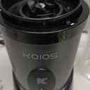 KOIOS Smoothie Blender, 900W Personal Blender for Shakes and Smoothies for Kitchen with 2 Portable Cups 22oz, Single Serve Smoothies Maker Mixer for Juices, Nutritious Recipe, Grey Blue