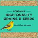 Pennington Pride Wild Finch Blend, Wild Bird Seed for Outside Feeders, Special Mix for a Variety of Musical & Colorful Songbirds, Great Bird Food to Use as Year-Round Feed, 10-lb. Bag