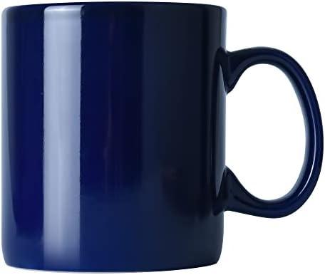 CAILIDE 29oz Extra Large Ceramic Coffee Mug with Handle for Office and Home (Blue)