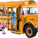 Playmobil School Bus with Accessories and 4 Figures
