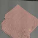 Huhumy 2 Pcs Makeup Bag Set Cute Cosmetic Pouch for Women Seersucker Travel Toiletry Bag Preppy Small Makeup Purse Pouch Aesthetic Skincare Brushes Storage Organizer for Valentine Women(Rose Pink)