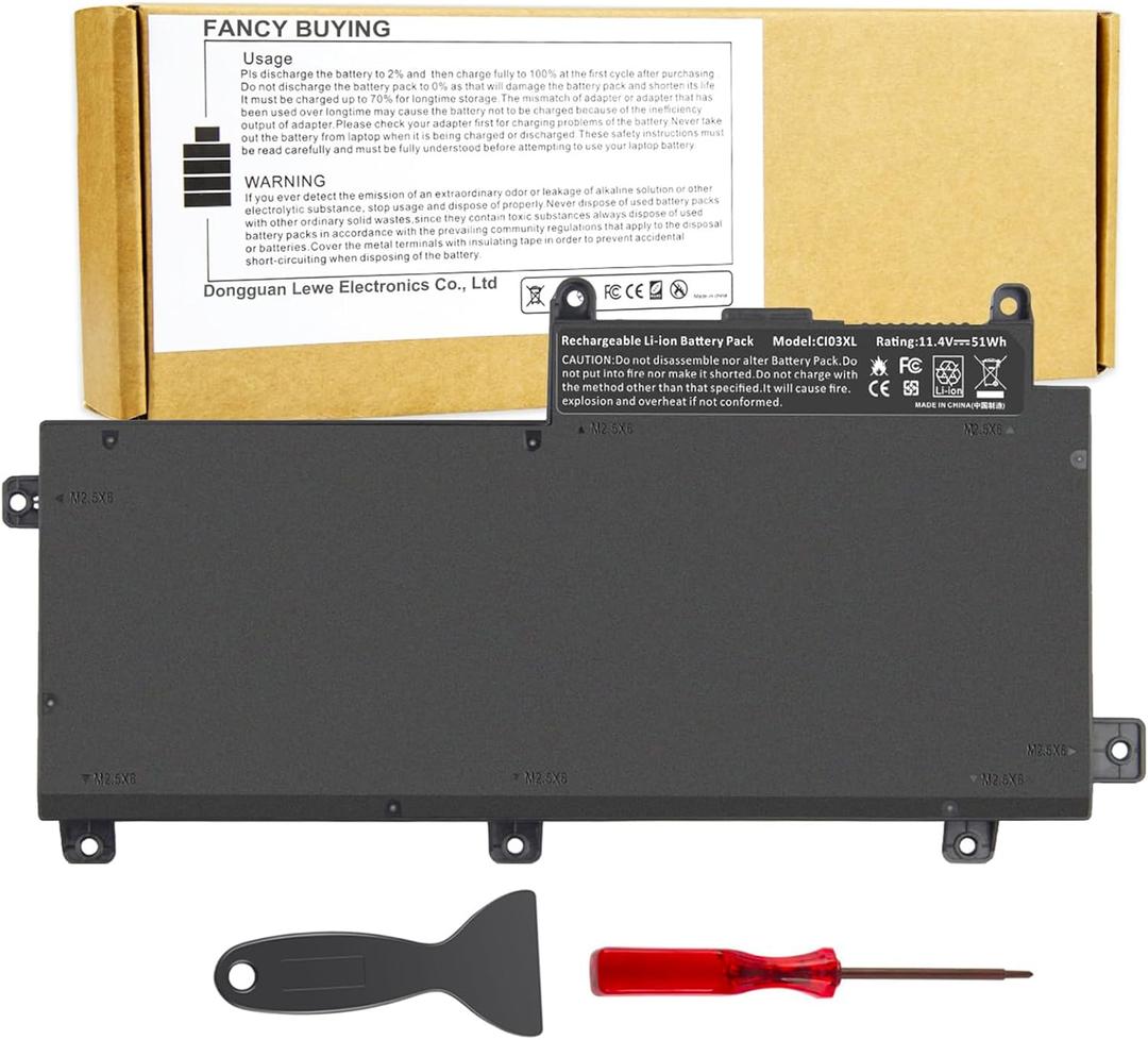 Fancy Buying New CI03 CI03XL Laptop Battery for HP ProBook 640 G2 645 G2 650 G2 655 G2 640 G3 645 G3 650 G3 655 G3, Fit CIO3XL CI03 CIO3 HSTNN-UB6Q HSTNN-LB6T HSTNN-PB6K 801554-001