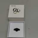 Mirlray Smart Ring for Women & Men, Smart Ring Health Tracker, Blood Oxygen & Heart Rate Monitor Sleep Ring, Waterproof Fitness Ring, Long Lasting Battery Smart Rings (Black, #10)