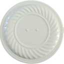 Metal White Almond Color Fireplace Stove Pipe Flue Hole Cover 4248696 3F-72 Adjustable Flue Hole Cover 9 5/8" Diameter HOLES4 to 10" Hole Chimney Caps Flue Plug