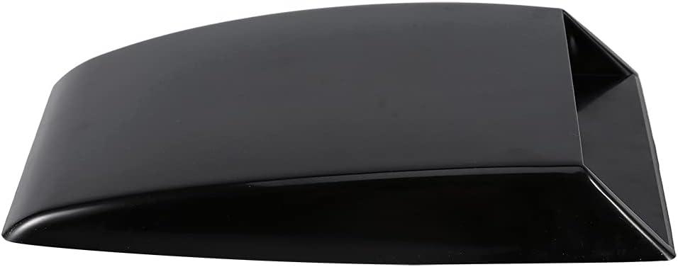 Air Flow Intake Scoop Hood, Air Flow Intake Scoop Bonnet Vent Cover Car Decorative Universal Bonnet Vent Cover Hood for Cars and Vehicles(Black)