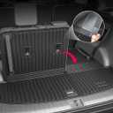 DiffCar Cargo Mat for Hyundai Palisade 2026 (Fit 7/8 Seats), All Weather TPE Car Accessories Interior for Palisade 2026 Trunk Liner with Backrest Mat (Hybrid & Gas), Back Seat Cover Protector