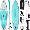 11 ft Extra Wide Inflatable Paddle Board with Accessories, Stand Up Paddleboard for 2 Person, All Around SUP Board for Adults, Fishing, Yoga