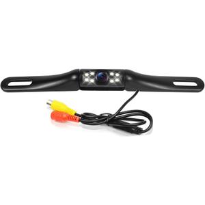 YUGUANG License Plate Backup Camera, AHD 1080P 170 Degree Wide View Angel Night Vision Guide Line On/Off Waterproof Reverse Rear View Camera for Car Truck