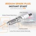 Autoexact Ignition Coil Pack and Iridium Spark Plugs Kit Fit for Ford 2007-2011 Edge Taurus Flex Taurus X Fusion, Lincoln MKZ MKX MKS MKT, Mazda 6 CX-9 3.5L 3.7L V6, Replaces UF595 5019 Set of 6