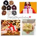 Satin Hair Scrunchies for Women - Set of 8 Soft, Gentle & Durable Elastic Bands for Curly, Straight & Thick Hair - No-Snag, Damage-Free, Perfect for Everyday Use