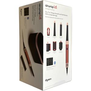 Dyson Airwrap i.d. Multi-Styler and Dryer Straight+Wavy HS08 - Bluetooth Enabled - for Perfect Curls (Strawberry Bronze/Blush Pink)