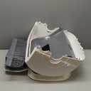 Automatic Cat Litter Box Self Cleaning - APP Control and Weight Monitoring - Ultra-Quiet, Suitable for Medium Cats and Kittens, Safe Anti-Pinch Litter Box (Assembly Required) - White