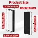 2 Sets HFD320 Filter Compatible with Honeywell Air Genius 3,4,5 Series Etc | Multi-Layer Filtration, Cost-Effective Pack, Tool-Free Installation, Long Service Life, Efficient Dust Capture