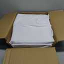 10-Pack White Round Tablecloths, 90 Inches, Stain-Resistant Polyester for 4-5 Ft Round Tables - Washable Table Covers for Weddings, Banquets, Birthday, Parties, Events