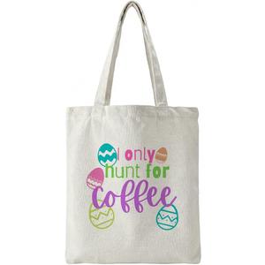 Canvas Bag for Easter Aesthetic Easter Tote Bag for Women