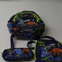 Cusangel 3Pcs Boys Dinosaur Backpack Set with Lunch Box Pencil Case, Dinosaur Backpack for Kids