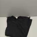 Faleave Women's Cotton Linen Summer Palazzo Pants Flowy Wide Leg Beach Trousers with Pockets (Black)