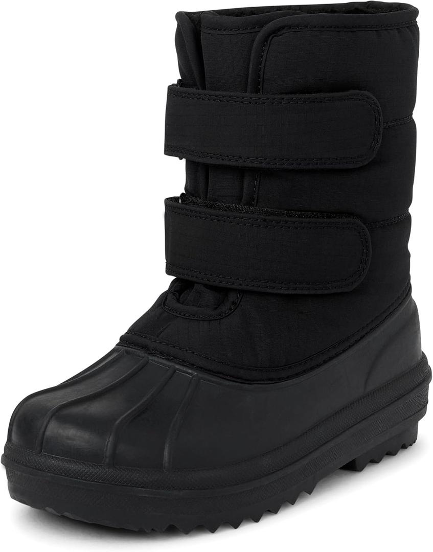 The Children's Place Boys' Faux Fur Trim Snow Boots Big Kid 3