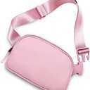 Amazerbst Fanny Pack, Everywhere Belt Bag,40 Inch Adjustable Strap for Women and Men,Waterproof