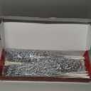 Losris Christmas Artificial Glitter Berry Stem Decorations Decorative Bead Sticks Xmas Picks Glittery Twigs Branches for Christmas Tree Wreath Gift Vase Home Decor Party Ornaments Silver 24 PCS