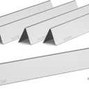 QuliMetal SUS304 24.5 Inch Flavorizer Bars for Weber Genesis 300 Series Grills with Side Controls Knobs, Genesis E310 E320 S310 S320 EP310 EP320, 304 Stainless Steel Heat Plates for Weber 7539 7540
