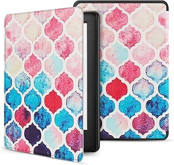 Case Compatible with 8" Kobo Forma(Model N782, 2018 Release Version), Includes a Screen Protector - Premium PU Leather Cover with Auto Sleep/ Wake