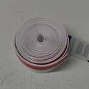 MYFAMIREA Door Weather Stripping 2IN (W) x 20FT (L) Door Draft Stopper Seal Tape Silicone Seal Strip Self Adhesive Shower Sweep Insulation Tape Side Bottom Strip for Sliding Glass Window Gap, White