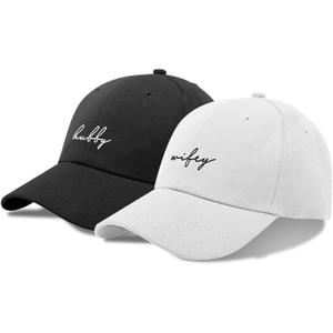 Hubby and Wifey Hats | Honeymoon Essentials & Engagement Gifts for Couples