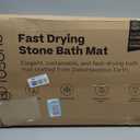 TOSORO - Stone Bath Mat Diatomaceous Earth Shower Mat Non-Slip Super Absorbent Diatomite Stone Bath Mats for Bathroom Floor Quick Drying Natural Easy to Clean (23.5 x 15) - Sandstone, 2pcs