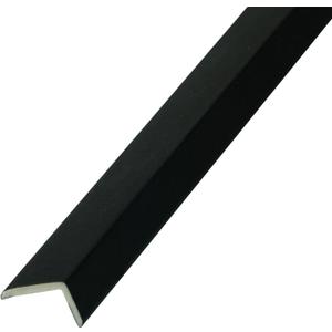 OUZUGIE 8-Pack 57 Inches, WPC Slat Wall Panel Trim,Corner Guard for Low Grille (Black)
