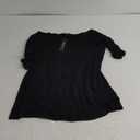Allegra K Women's Half Sleeves Scoop Neck Fitted Layering Top Soft T-Shirt (X-Large)