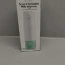 Portable Travel Baby Bottle Heater, 360ml Baby Bottle Heater Quick Heating Preset, Precise LED Temperature Control, Leak-Proof Wide-Neck Fit for Formula, Outdoor Adventures (White)