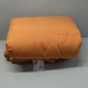 Bedsure Comforter Duvet Insert - Quilted Comforters Cal King Size, All Season Duvet, Down Alternative Bedding, with 8 Tabs, Gifts for Women/Men, Burnt Orange, Cal King 96 X 102 Inches