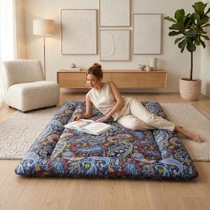 Zelladorra Japanese Floor Mattress, Futon Mattress, Full