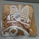 My First Halloween Dress Baby Girl Skeleton Velvet Bubble Romper Sequin Tulle Cloak Toddler Christmas Birthday Outfit (3-4T, Brown)