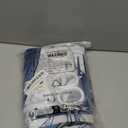 Blue Nautical Octopus Shower Curtain,Navy Blue Octopus and Mermaid Funny Ocean Kraken Waterproof and Moisture-Proof Bath Curtain Summer Decor with 12 Hooks 72 x 72 inch