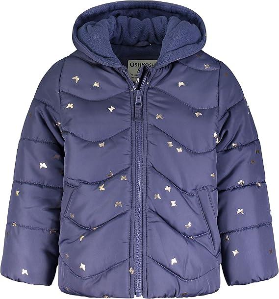 Baby Girls Winter Jacket Thick Warm Clothes 12M Kids Cute  Print Hooded Coat Outwear