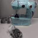 Magicfly Mini Sewing Machine with Extension Table, Dual Speed Portable Sewing Machine for Beginners with Light, Sewing Kit for Household Use, Blue